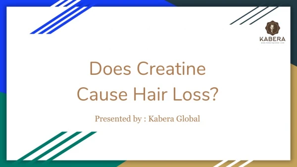 Does creatine cause hair loss?