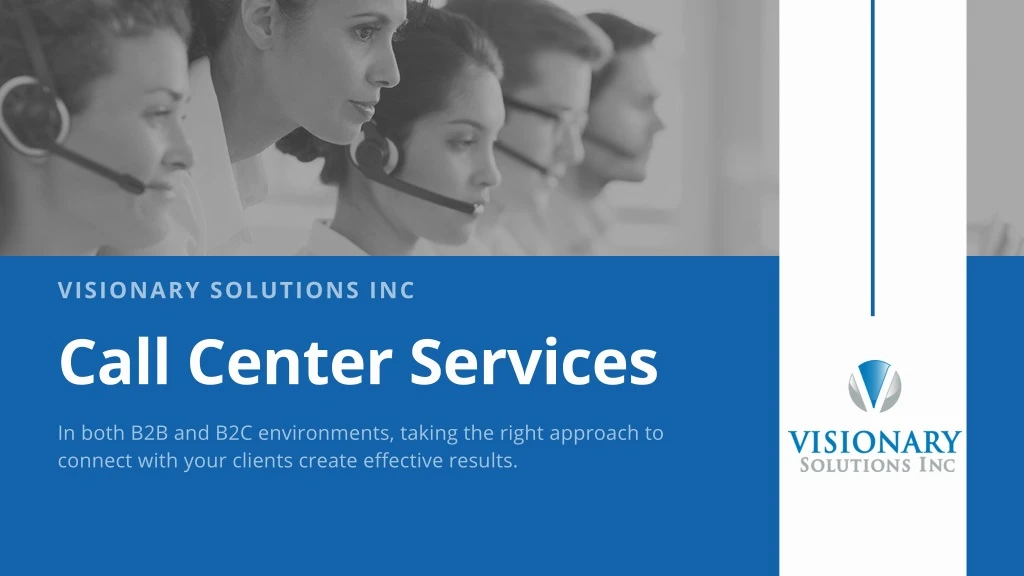 visionary solutions inc call center services
