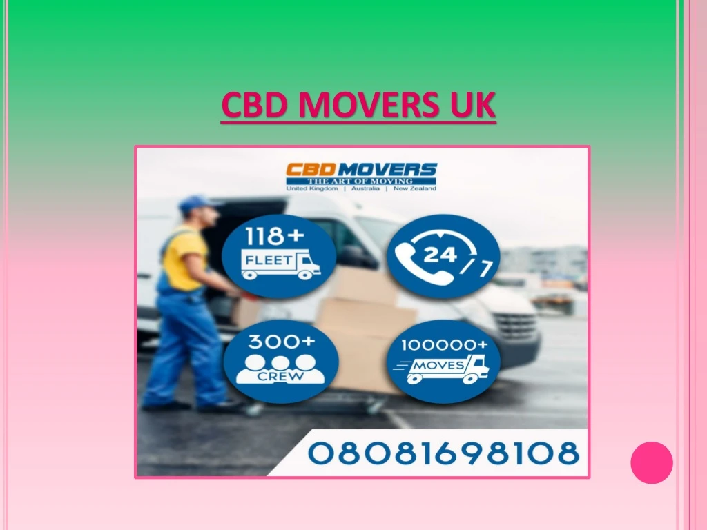 cbd movers uk