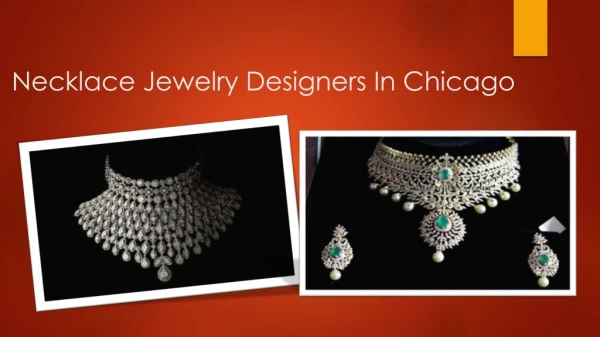 Necklace Jewelry Designers In Chicago