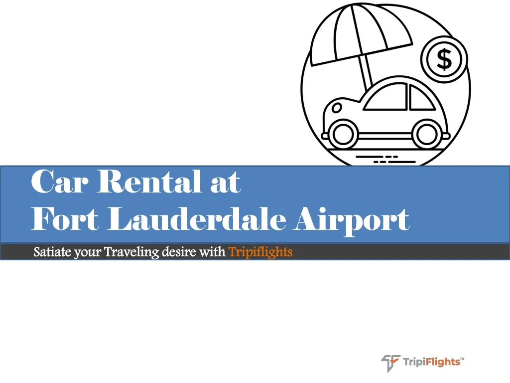 car rental at fort lauderdale airport