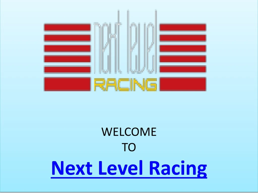 welcome to next level racing