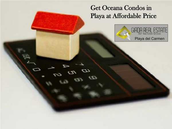 Get Oceana Condos in Playa at Affordable Price