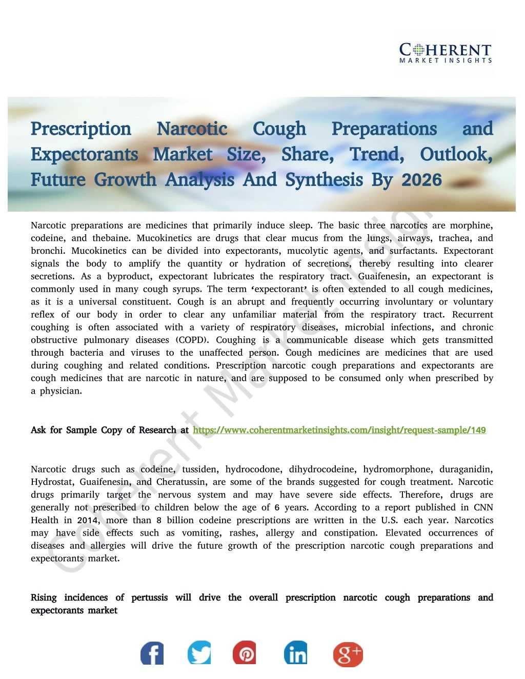 prescription narcotic cough preparations