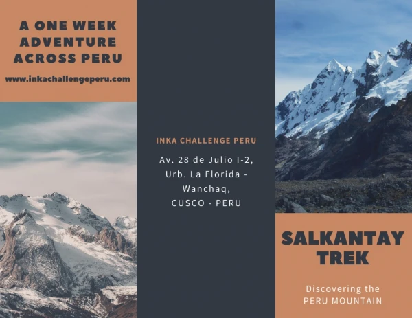 Adventure across salkantay trek with Inka challenge peru