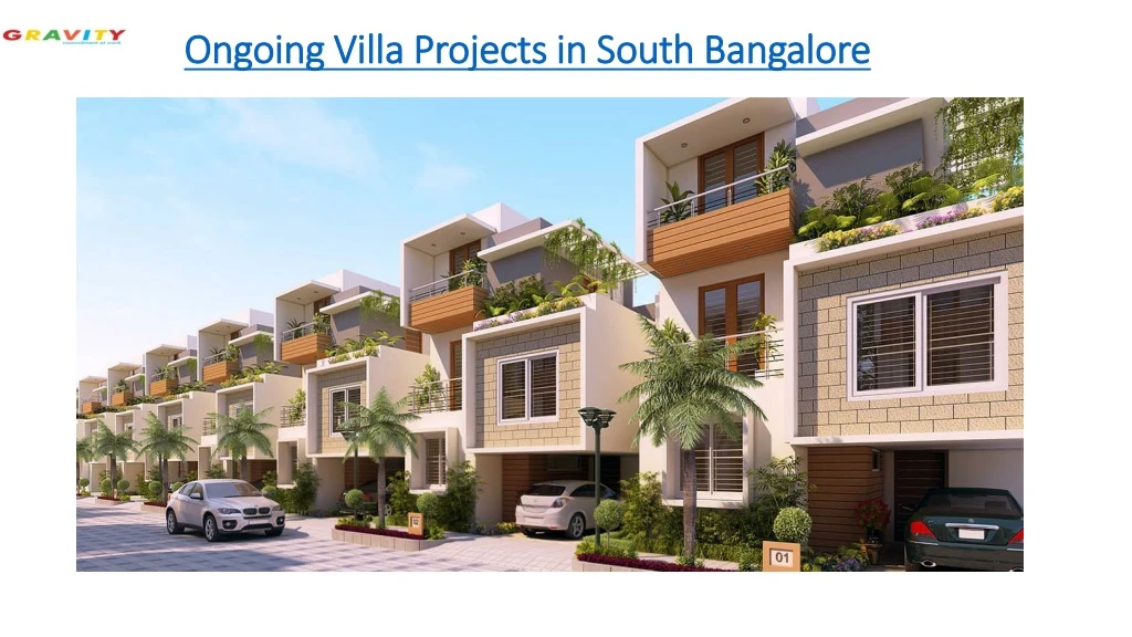 o ngoing villa projects in south b angalore