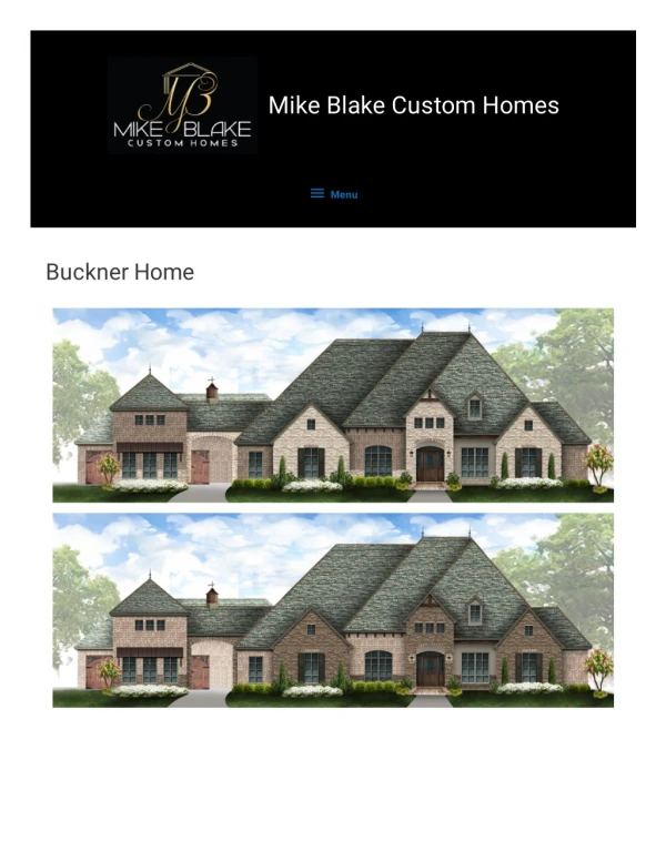 Buckner Home By Mike blake homes