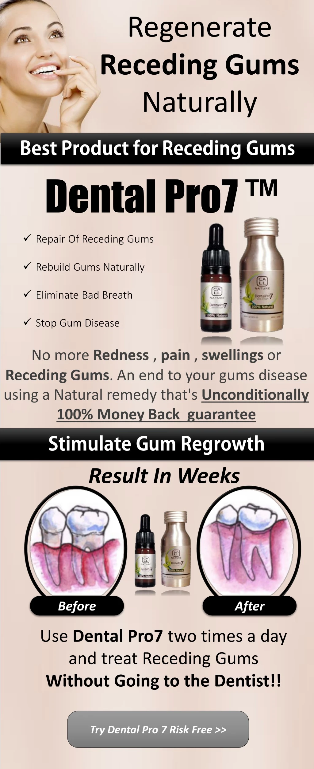 regenerate receding gums naturally