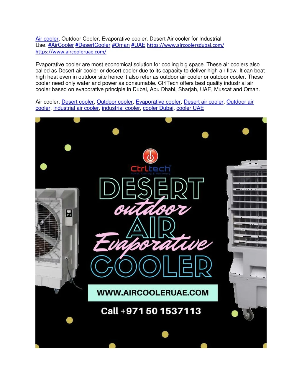 air cooler outdoor cooler evaporative cooler