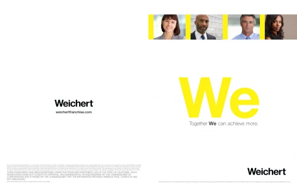 Weichert Real Estate Franchising - The Power of WE