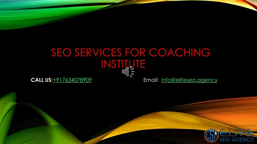 seo services for coaching institute
