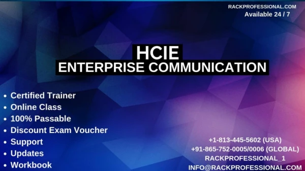 How-to-clear-HCIE Enterprise Communication-exam-in-first-attempt