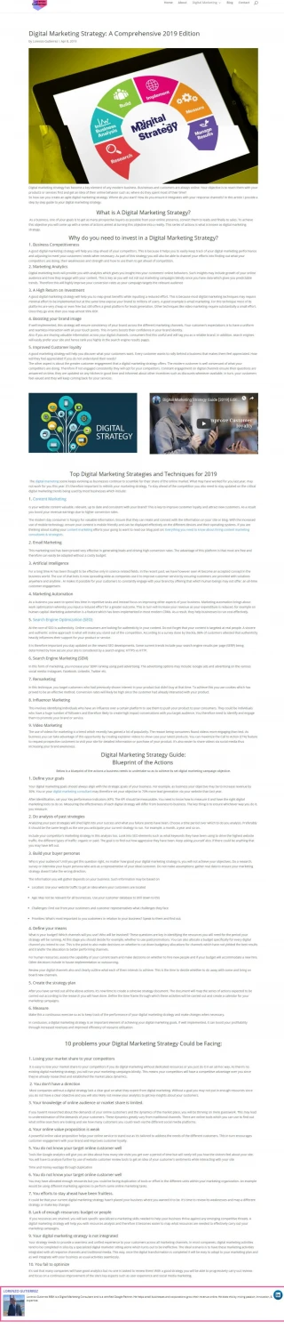 A Digital Marketing Strategy Guide for Amazing Results - slide 1