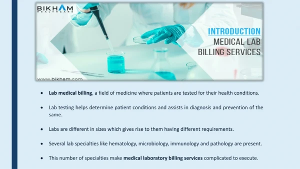 A Small Introdction To Lab Medical Billing Services