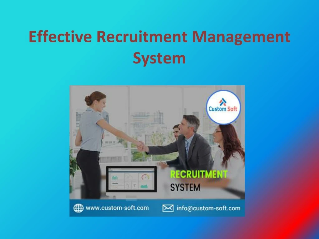 effective recruitment management system