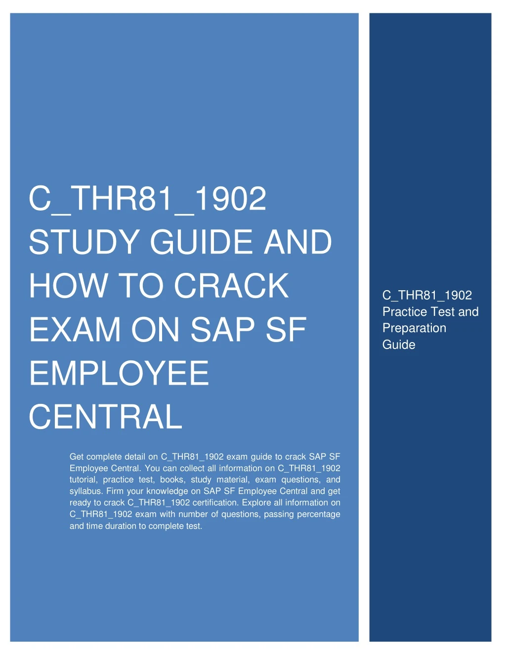 c thr81 1902 study guide and how to crack exam
