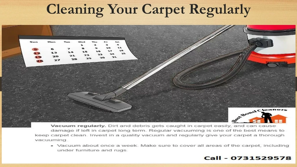 cleaning your carpet regularly