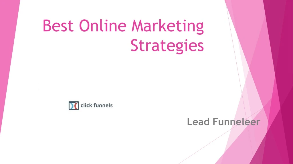 best online marketing strategies