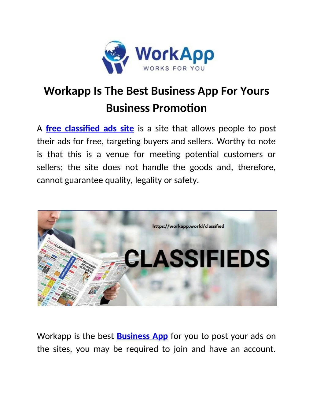 workapp is the best business app for yours