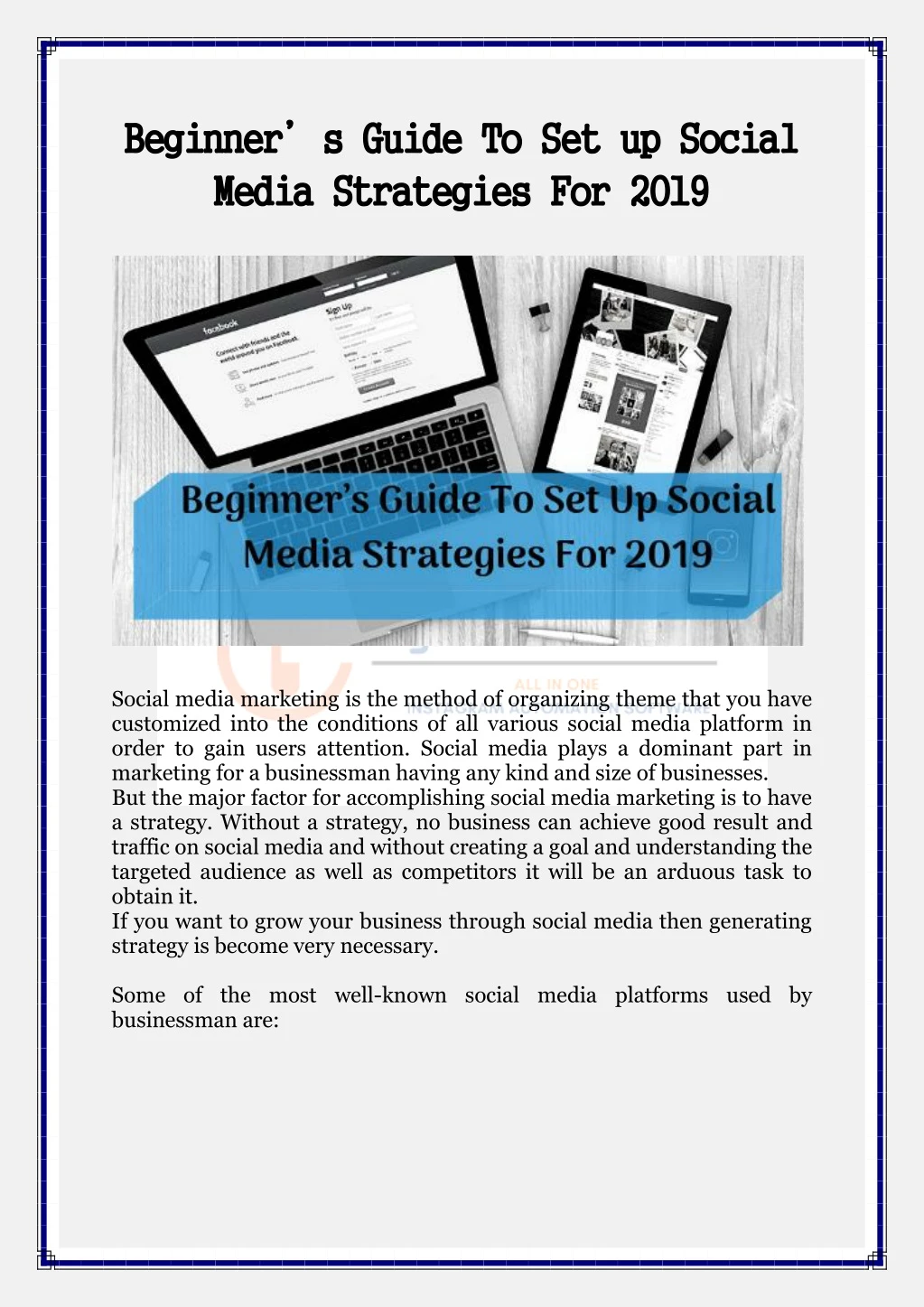 beginner s guide to set up social beginner