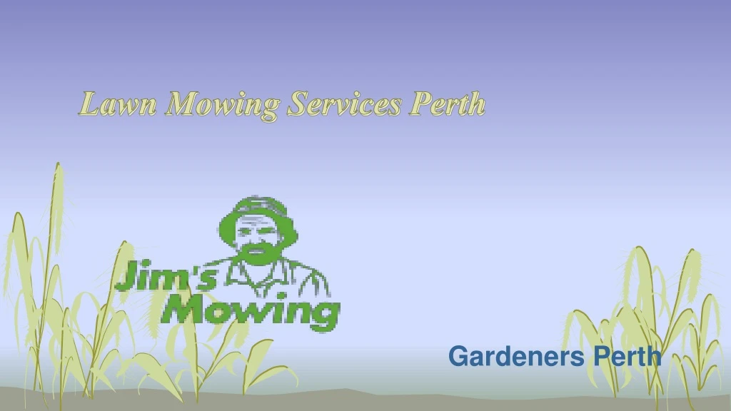 lawn mowing services perth
