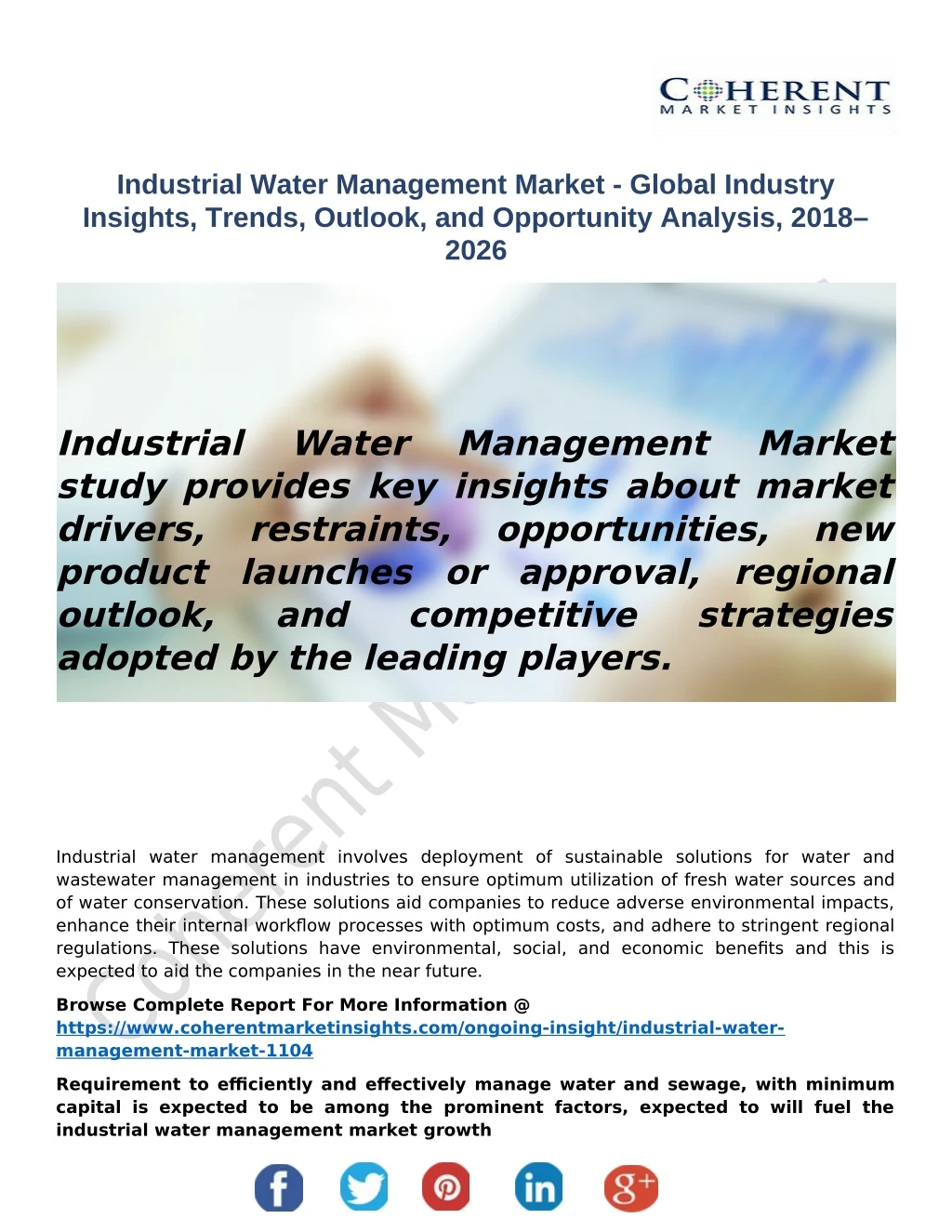 industrial water management market global