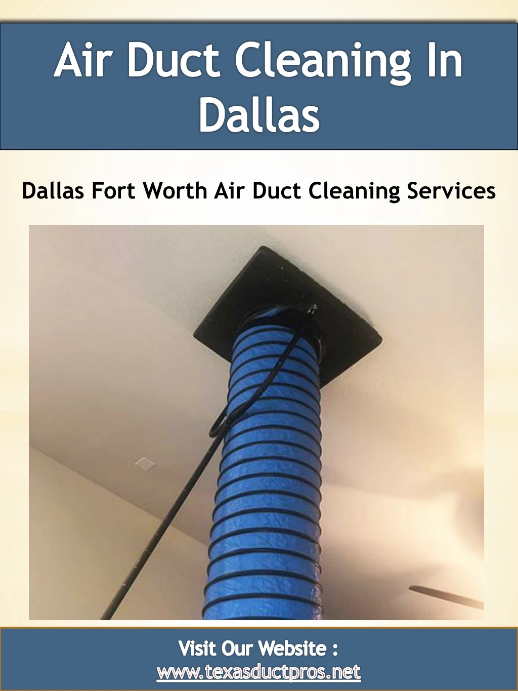 dallas fort worth air duct cleaning services