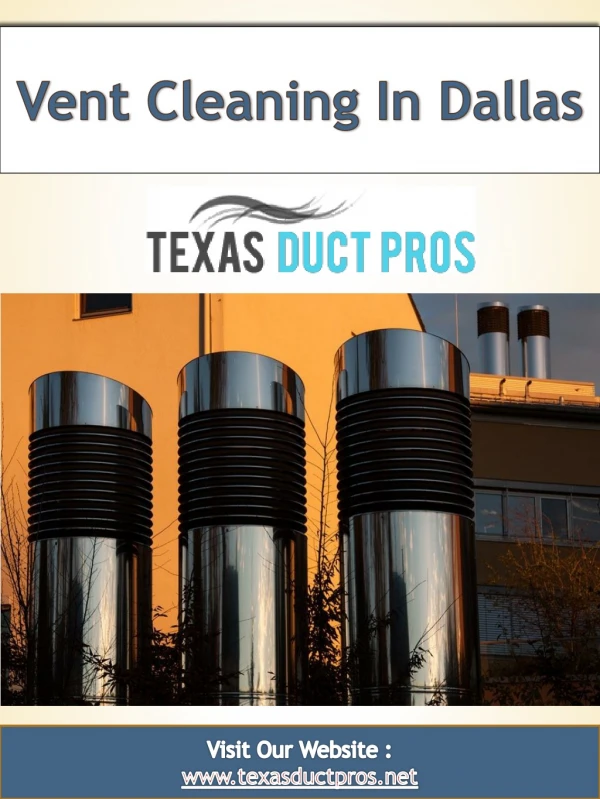 Vent Cleaning In Dallas