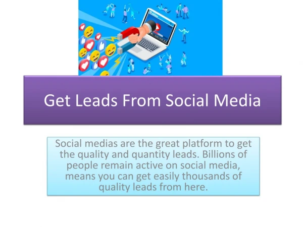 Get Leads From Social Media