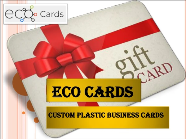 Eco-plastic card with best of the possible technologies