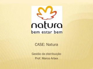 CASE: Natura Gest o da distribui o Prof. Marco Arbex