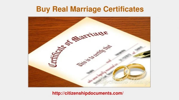 Get Your Marriage Registered & Buy Real Marriage Certificates Hassle-Free!