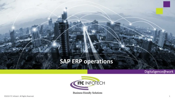 SAP ERP Operations