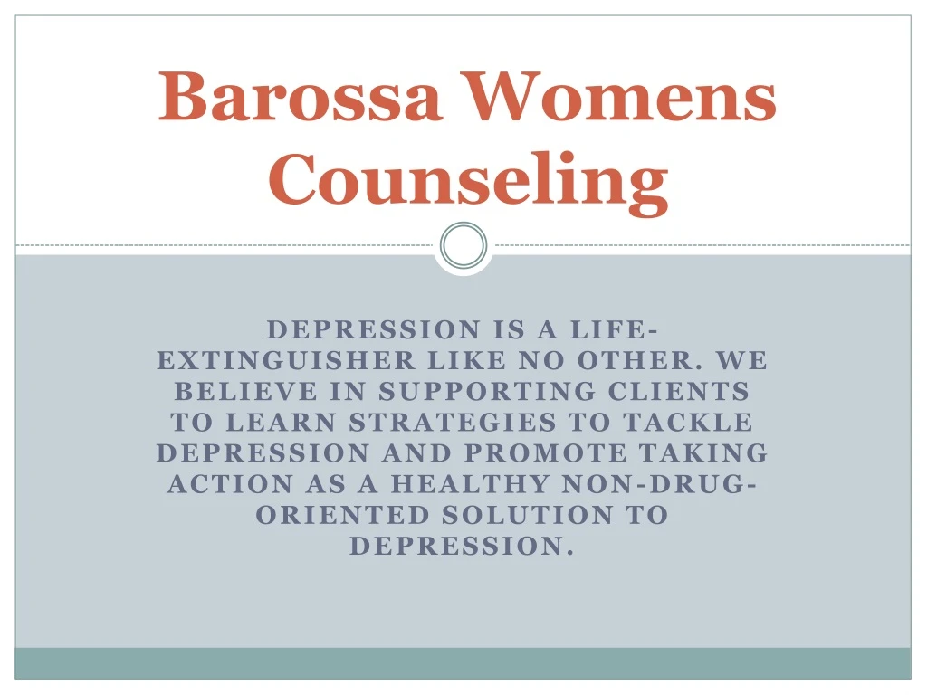 barossa womens counseling