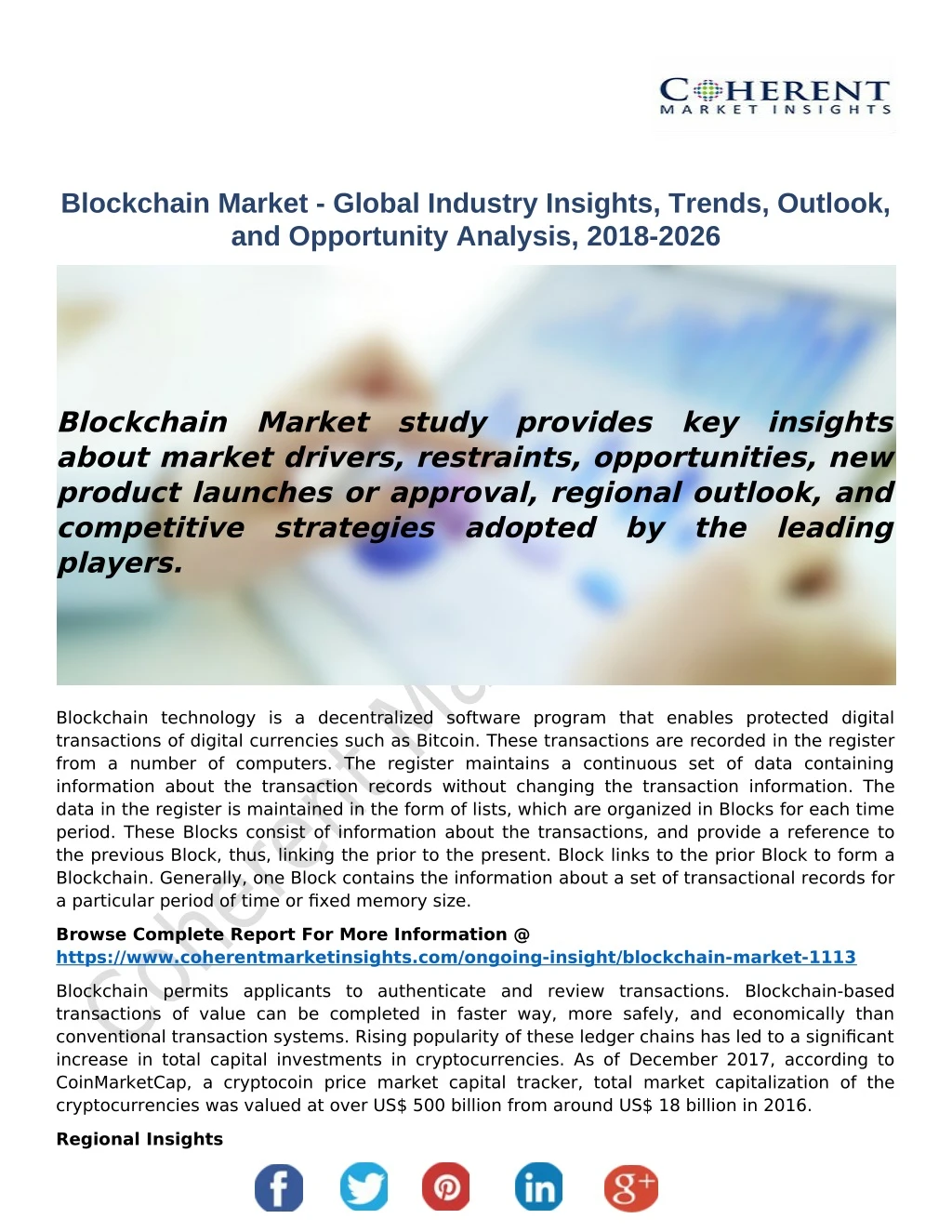 blockchain market global industry insights trends