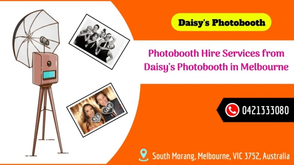 Photobooth Hire Services from Daisy's Photobooth in Melbourne