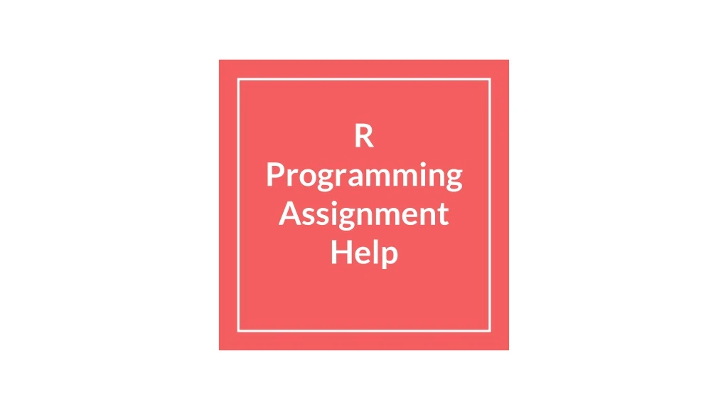 r programming assignment help