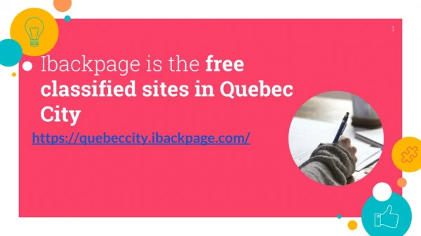 Ibackpage is the free classified sites in Quebec City