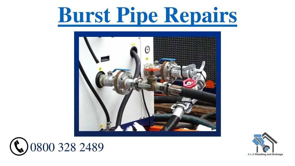 burst pipe repairs