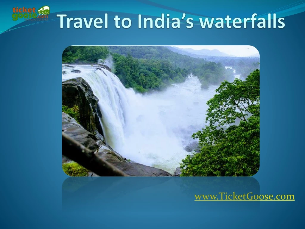 travel to india s waterfalls