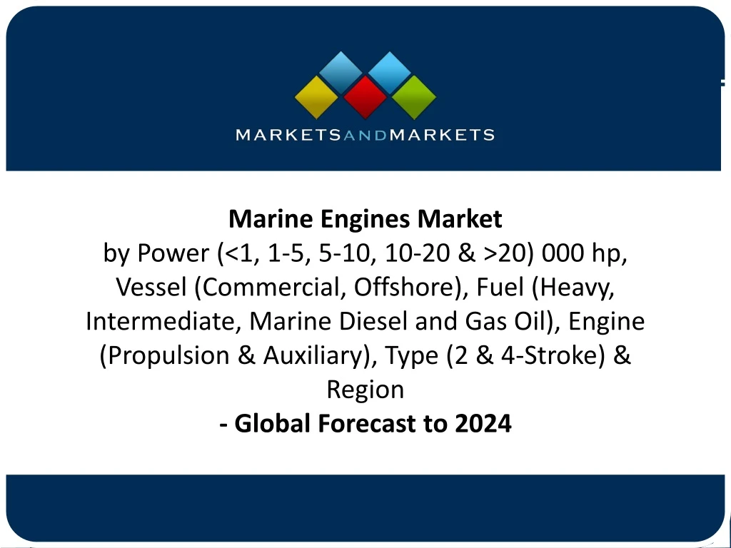 marine engines market by power