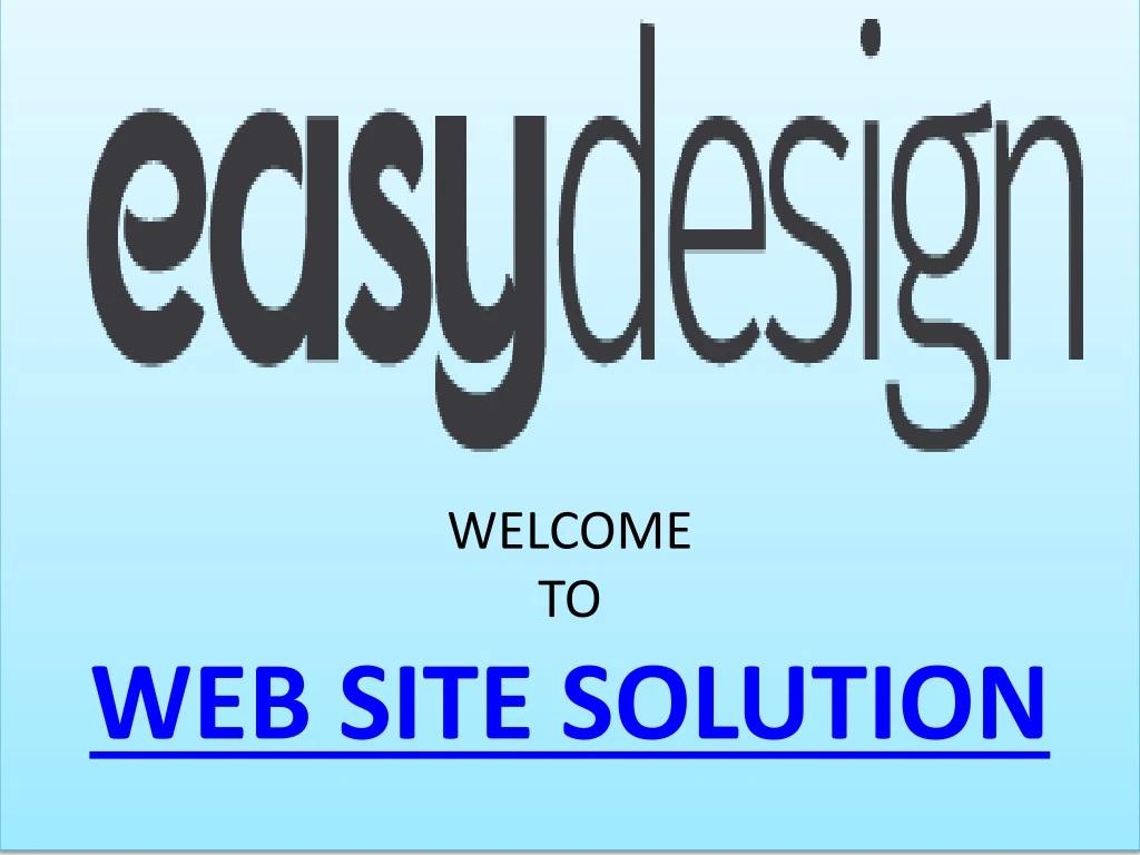 welcome to web site solution