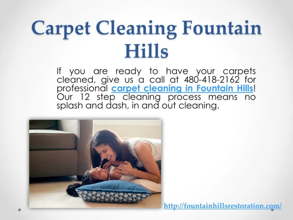 Carpet Cleaning Fountain Hills