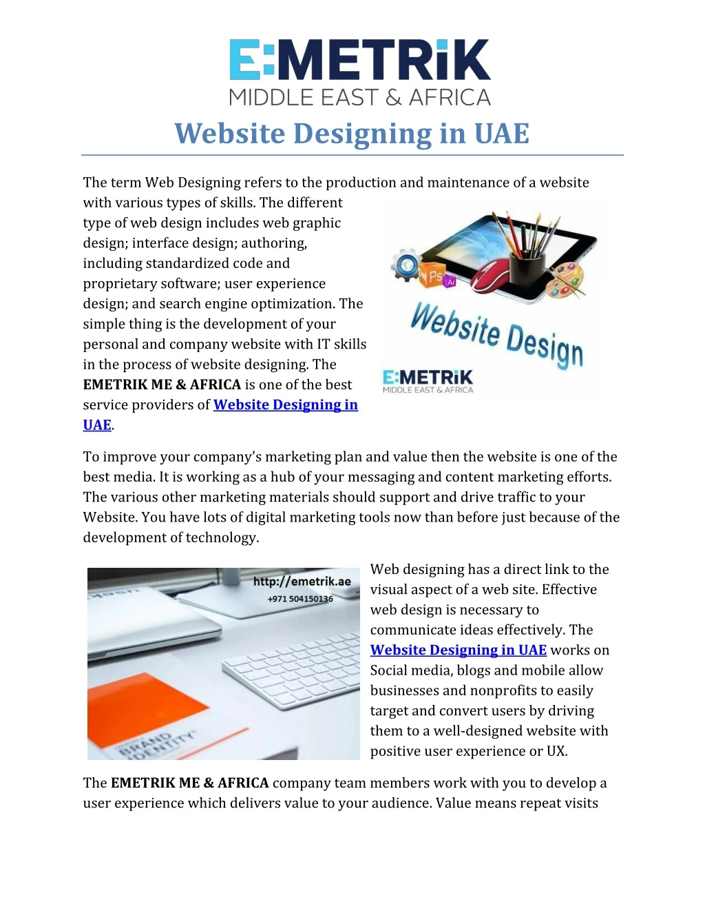 website designing in uae
