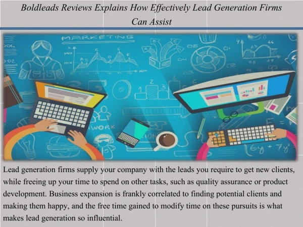 Boldleads Reviews Explains How Effectively Lead Generation Firms Can Assist