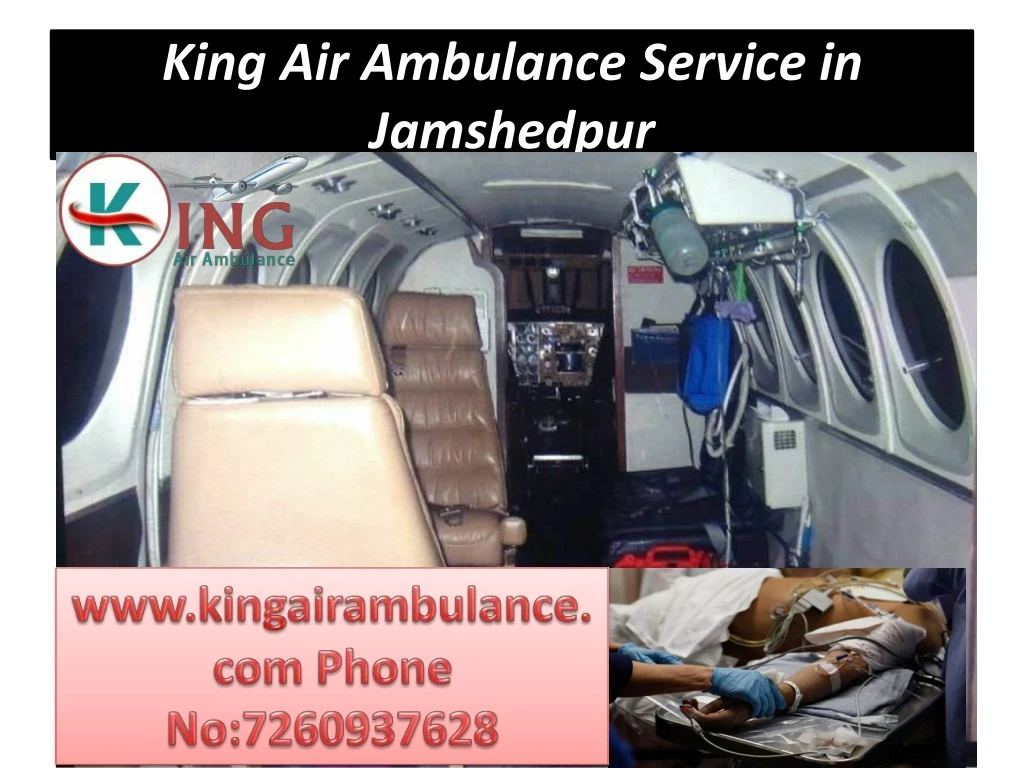 king air ambulance service in jamshedpur