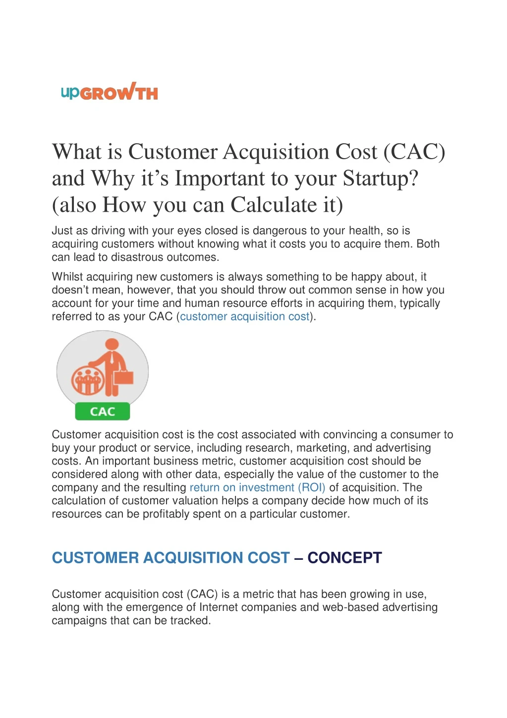 what is customer acquisition cost