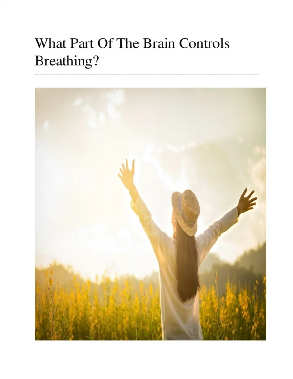 Brain Control Breathing