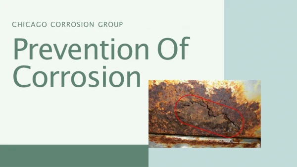Prevention Of Corrosion | Chicago Corrosion Group