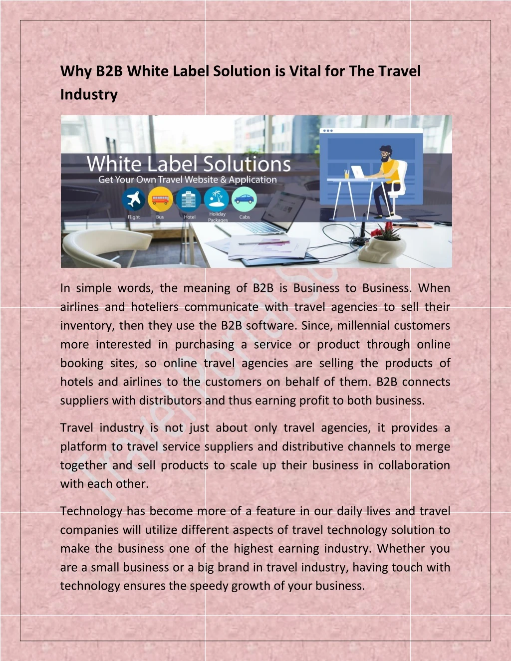 why b2b white label solution is vital